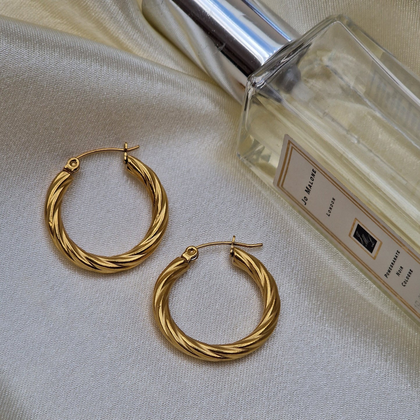 Infinity Hoop Earrings ~ Small