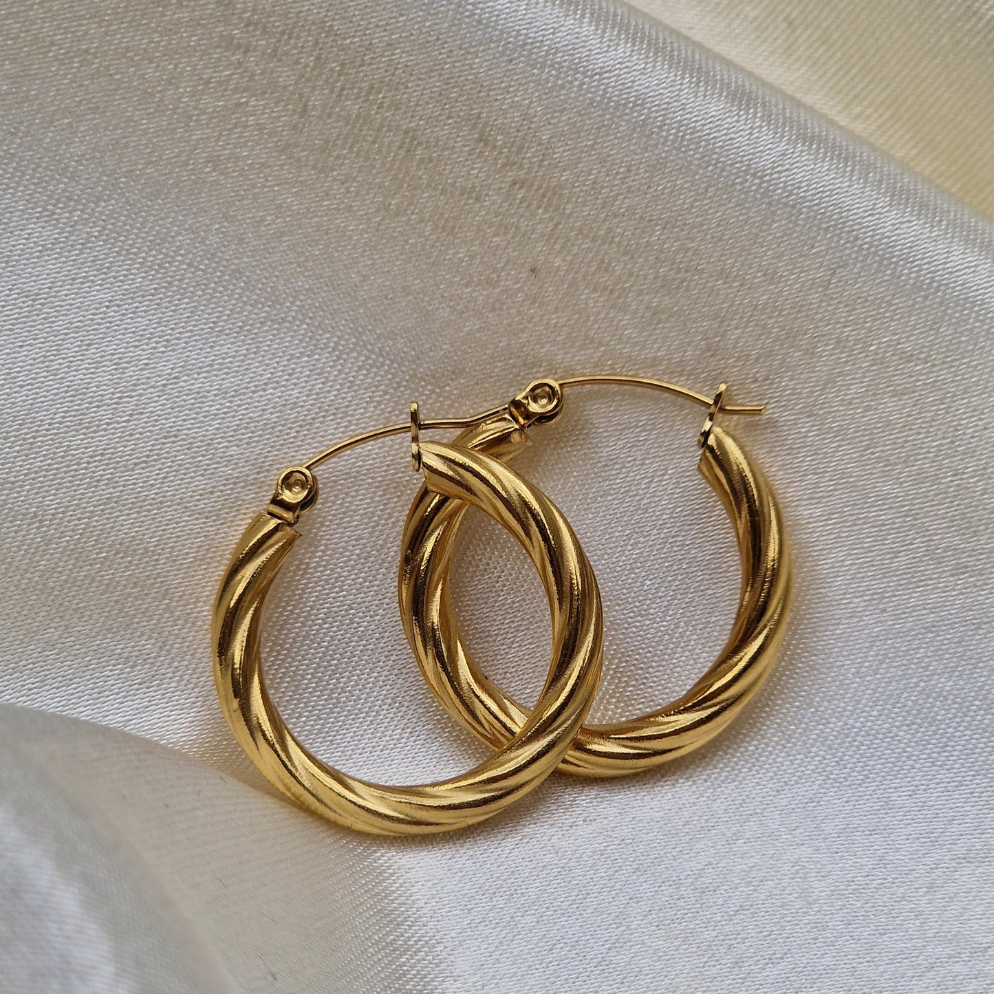 Infinity Hoop Earrings ~ Small