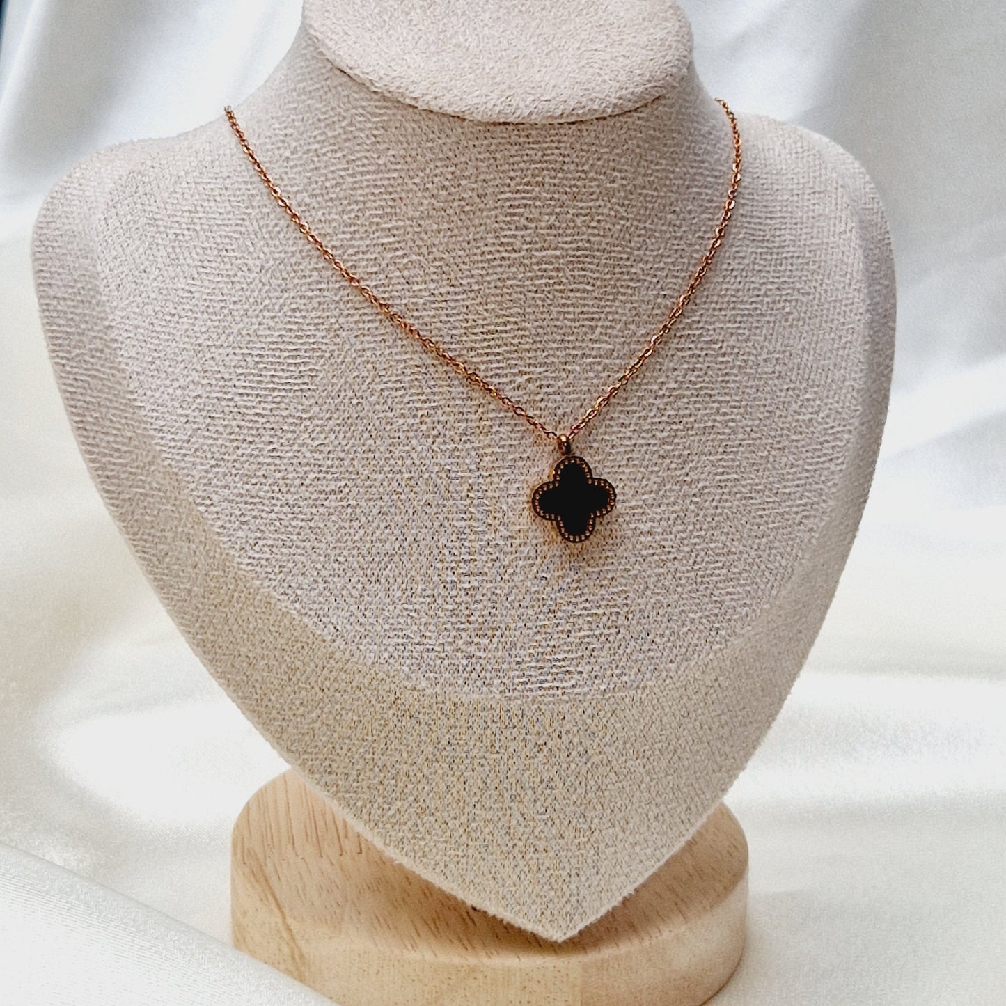 Clover Necklace ~ Rose Gold